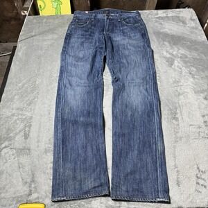 VTG Y2K Citizens Of Humanity Jeans Mens 30x32 Blue Denim Sid Straight Baggy